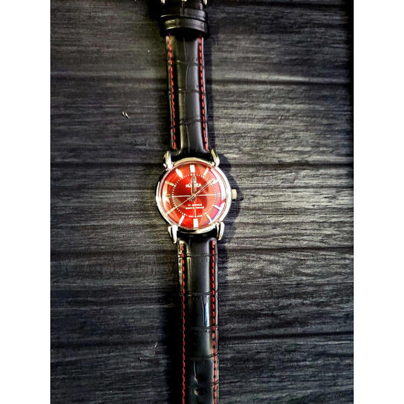 Other - Roamer‎ Brevete Swiss Mens Mechanical Watch RED Dial Serviced